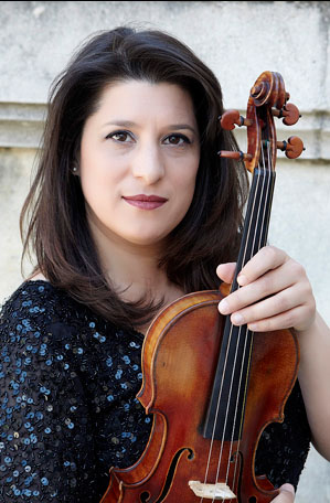 Eliza Schmidt and violin