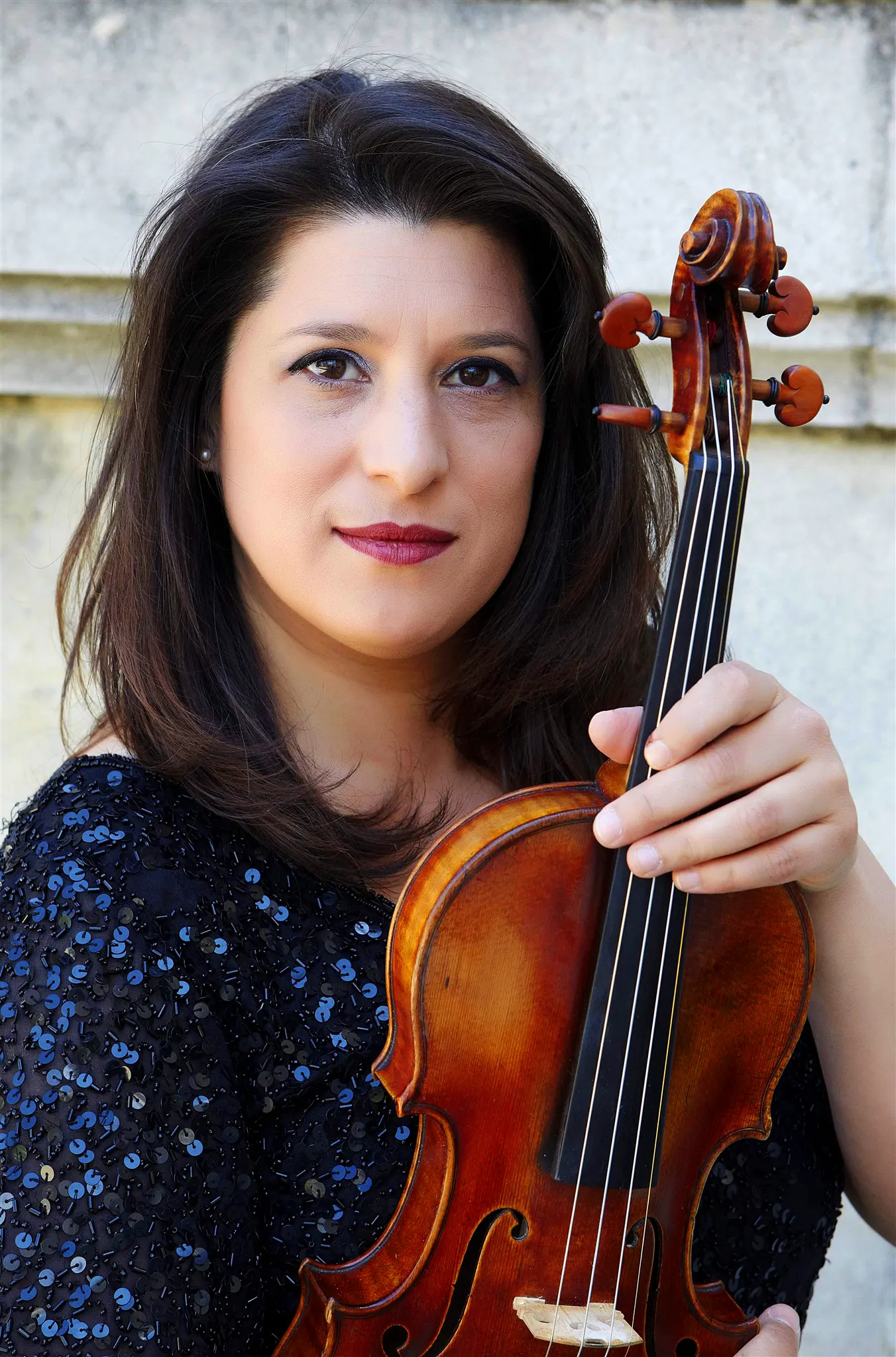 Eliza Schmidt and violin